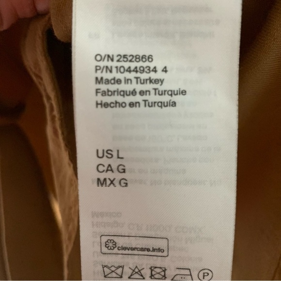 COS Womens wool blend utility shirt dress long L - Picture 10 of 12